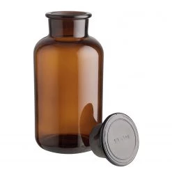 Butlers Flacon de pharmacie TRADITIONAL - Verre coloré - Marron - Capacité : 1 L 9 Butlers Flacon de pharmacie TRADITIONAL - Verre coloré - Marron - Capacité : 1 L -Poêles Soldes 1000338713 220721 030 DETAILS P000000001000338713