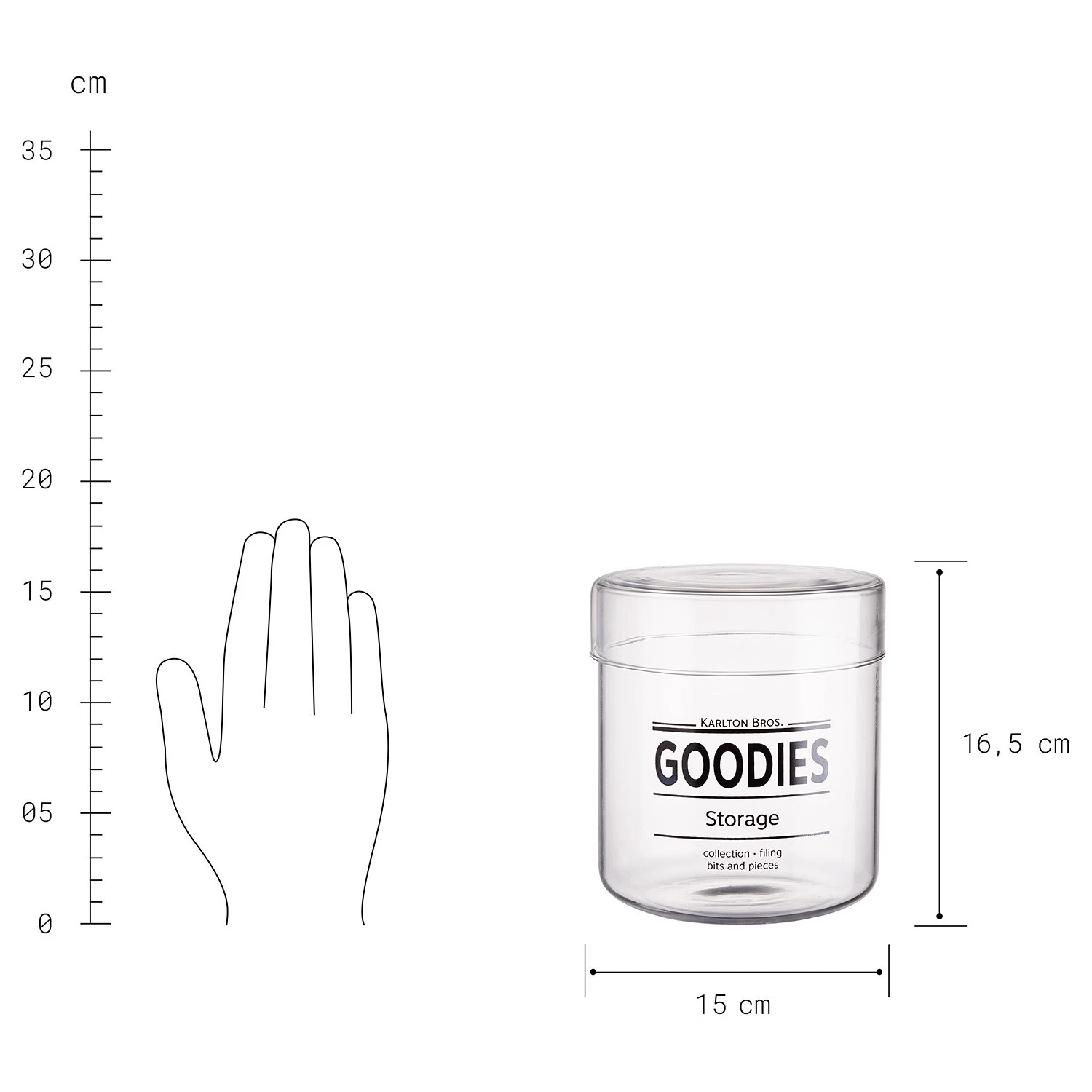 Butlers Boîte à provisions KARLTON BROS - Verre borosilicate - Transparent 6 Butlers Boîte à provisions KARLTON BROS - Verre borosilicate - Transparent – Image 4