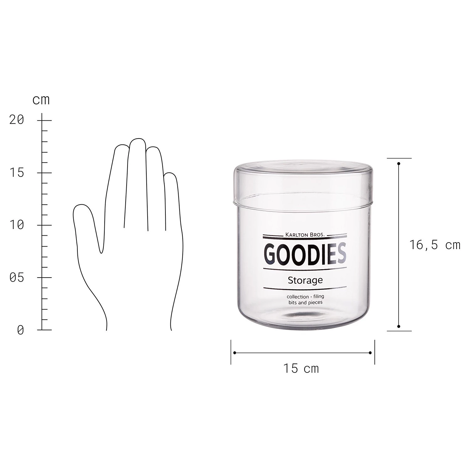 Butlers Boîte à provisions KARLTON BROS - Verre borosilicate - Transparent 9 Butlers Boîte à provisions KARLTON BROS - Verre borosilicate - Transparent – Image 7