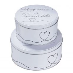 Butlers Boîte COOKIE JAR IV - Aluminium - Blanc / Gris -Poêles Soldes 1000338726 220721 050 DETAILS P000000001000338726