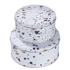 Butlers Boîte COOKIE JAR VIII - Aluminium - Noir / Blanc / Doré -Poêles Soldes 1000338730 220721 050 DETAILS P000000001000338730