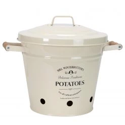 Butlers Seau pommes de terre MRS WINTERBOTTOM'S - Zinc - Crème