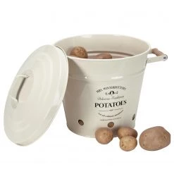 Butlers Seau pommes de terre MRS WINTERBOTTOM'S - Zinc - Crème -Poêles Soldes 1000338760 220721 040 DETAILS P000000001000338760