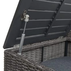 Butlers Canapé de jardin BLOCK PARTY - Aluminium / Polyester - Gris foncé -Poêles Soldes 1000341358 220317 037 DETAILS P000000001000341358