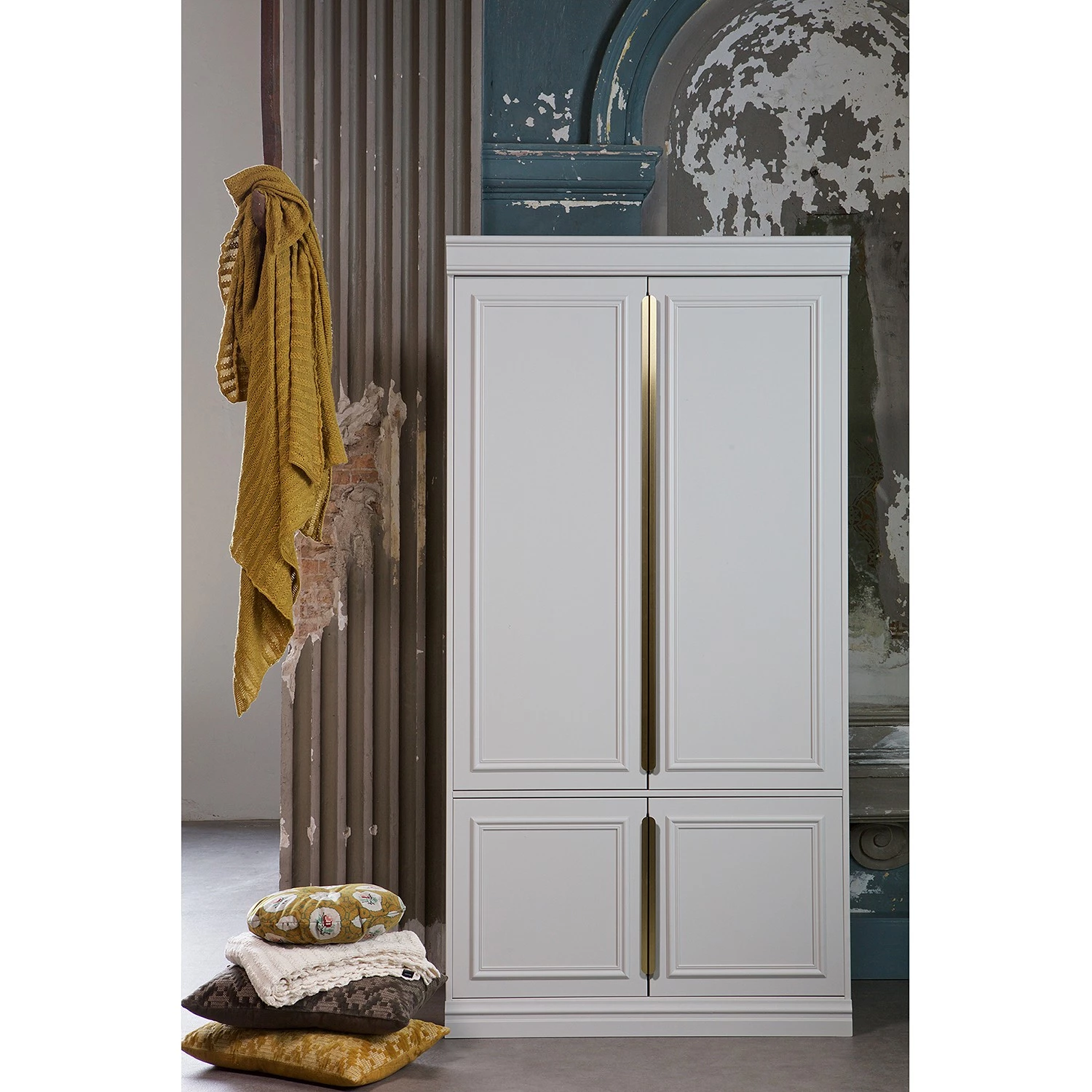 Ridgevalley Armoire à vêtements Scudo - Pin massif - Pin blanc 4 Ridgevalley Armoire à vêtements Scudo - Pin massif - Pin blanc – Image 2