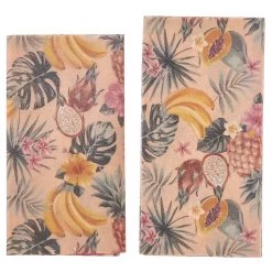 Butlers Emballages cire d’abeille BEE WRAP I - Cire d’abeille - Rouge pastel -Poêles Soldes 1000343736 220401 040 DETAILS P000000001000343736