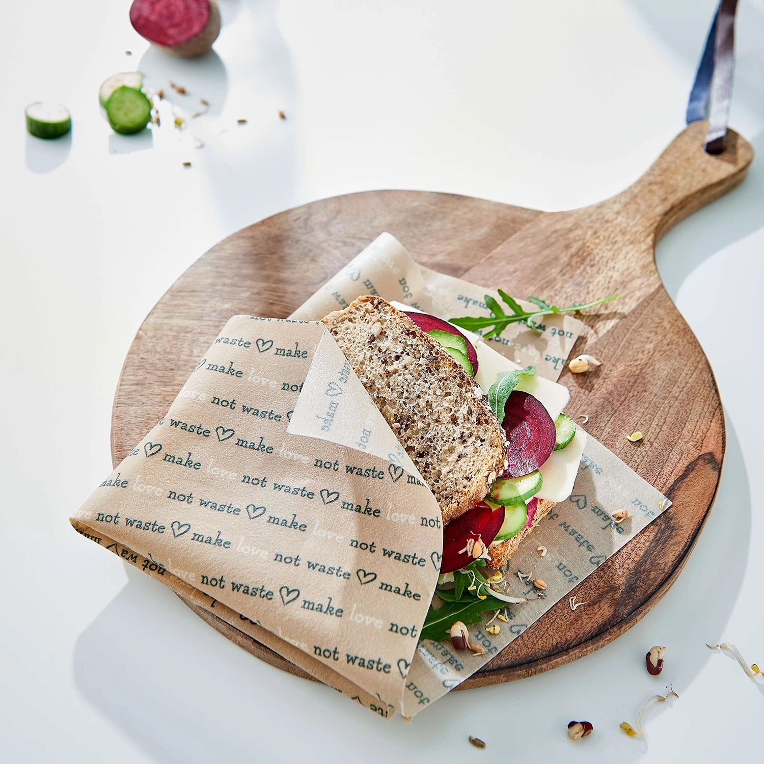 Butlers Emballages cire d’abeille BEE WRAP III - Cire d’abeille - Naturel 4 Butlers Emballages cire d’abeille BEE WRAP III - Cire d’abeille - Naturel – Image 2