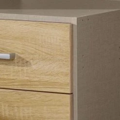 Rauch Blue Armoire à vêtements Point - 3 portes Imitation chêne de Sonoma / Blanc alpin -Poêles Soldes kombikleiderschrank calma 3 tuerig eiche sonoma dekor alpinweiss 496048