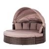 Merxx Salon de jardin modulable Riva - Polyrotin / Textile marron Taupe 1 Merxx Salon de jardin modulable Riva - Polyrotin / Textile marron Taupe -Poêles Soldes relaxinsel riva polyrattan textil braun taupe 1770638