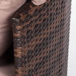 Merxx Salon de jardin modulable Riva - Polyrotin / Textile marron Taupe -Poêles Soldes relaxinsel riva polyrattan textil braun taupe 1770694