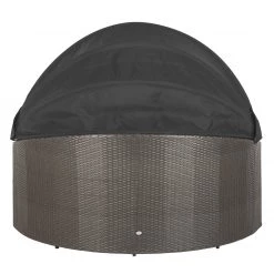 Merxx Salon de jardin modulable Riva - Polyrotin / Tissu - Gris -Poêles Soldes relaxinsel riva polyrattan webstoff grau 3684657
