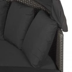 Merxx Salon de jardin modulable Riva - Polyrotin / Tissu - Gris -Poêles Soldes relaxinsel riva polyrattan webstoff grau 3684665