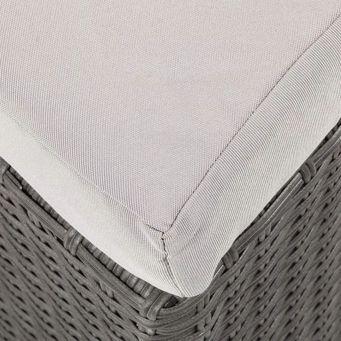 Fredriks Salon de jardin Premium Paradise Lounge - modulable - Polyrotin - Cadre en aluminium - Gris / Gris clair 10 Fredriks Salon de jardin Premium Paradise Lounge - modulable - Polyrotin - Cadre en aluminium - Gris / Gris clair – Image 8