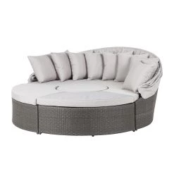 Fredriks Salon de jardin Premium Paradise Lounge - modulable - Polyrotin - Cadre en aluminium - Gris / Gris clair 17 Fredriks Salon de jardin Premium Paradise Lounge - modulable - Polyrotin - Cadre en aluminium - Gris / Gris clair -Poêles Soldes sonneninsel paradise lounge polyrattan grau grau 1543278