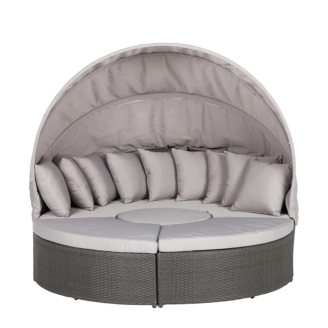 Fredriks Salon de jardin Premium Paradise Lounge - modulable - Polyrotin - Cadre en aluminium - Gris / Gris clair 5 Fredriks Salon de jardin Premium Paradise Lounge - modulable - Polyrotin - Cadre en aluminium - Gris / Gris clair – Image 3