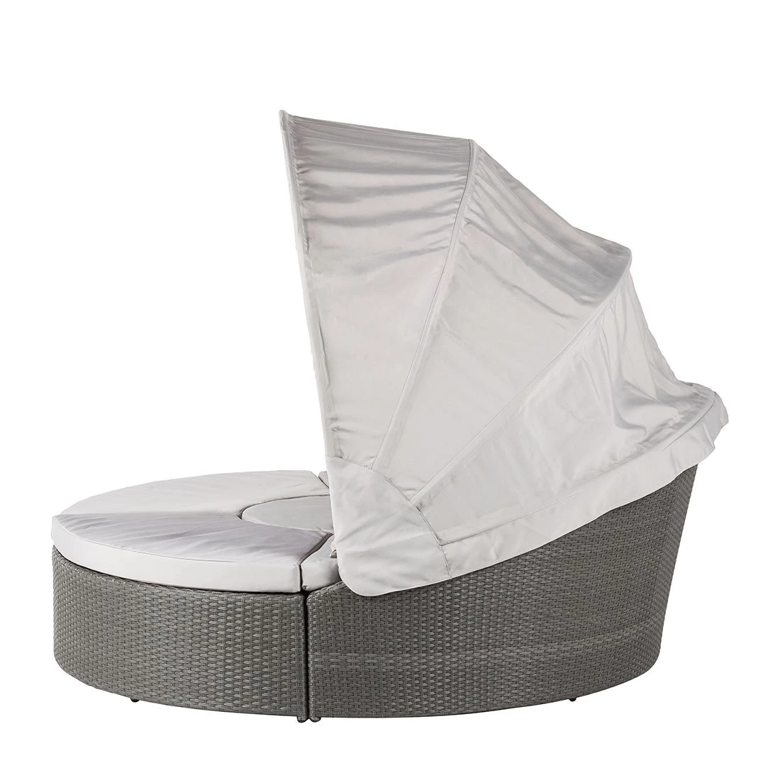 Fredriks Salon de jardin Premium Paradise Lounge - modulable - Polyrotin - Cadre en aluminium - Gris / Gris clair 9 Fredriks Salon de jardin Premium Paradise Lounge - modulable - Polyrotin - Cadre en aluminium - Gris / Gris clair – Image 7